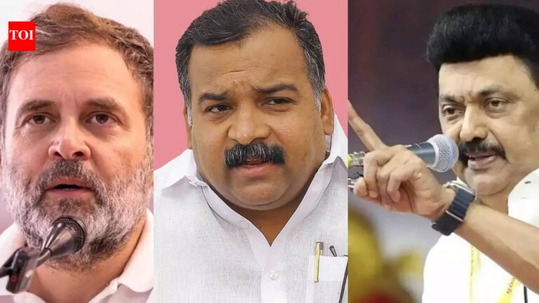‘26% vs 8%’: Congress MPs push for Puducherry leadership alliance – will DMK admit it? |India News