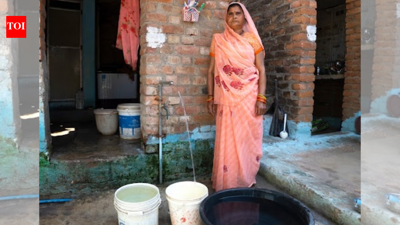 A stream of hope flows in Bundelkhand through 'Har Ghar Nal' | India News