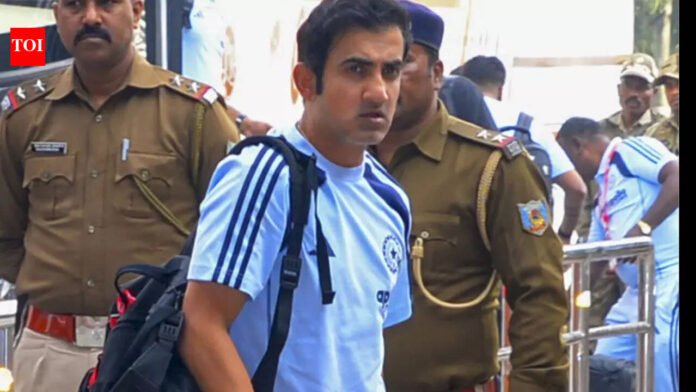 Aap-har-venue-mein-pahunch-jaate-ho-Gautam-Gambhirs-interaction.jpg 'Aap har venue mein pahunch jaate ho': Gautam Gambhir's interaction with fans goes viral - Watch | Cricket News