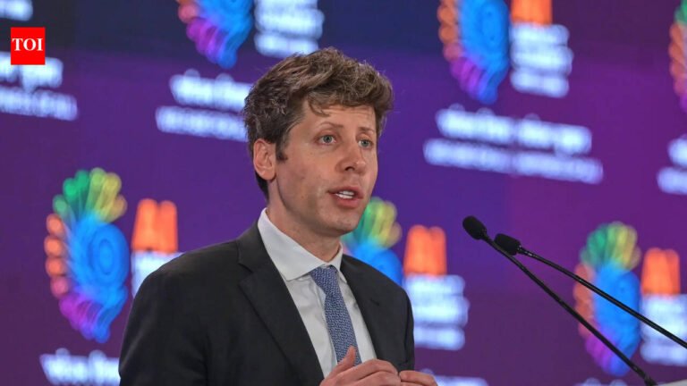 Altman: India is not just building but shaping the future of global AI India News