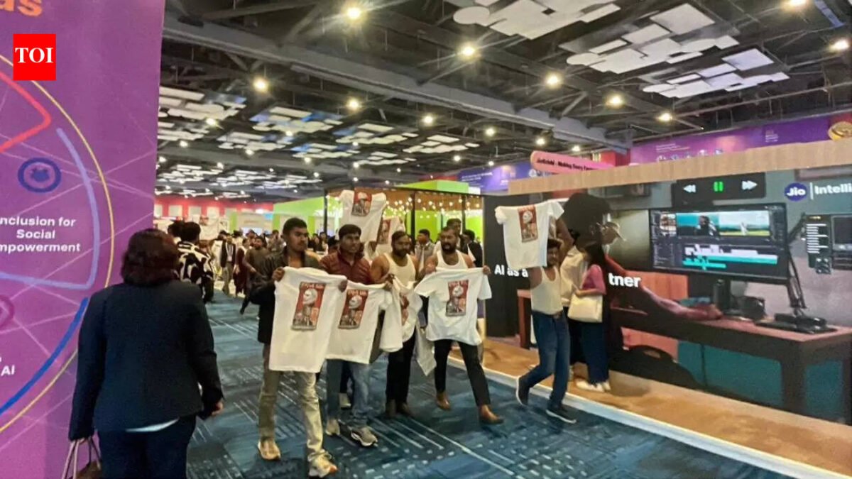 Angry young people will not remain silent': Congress defends topless protest at AI summit India News