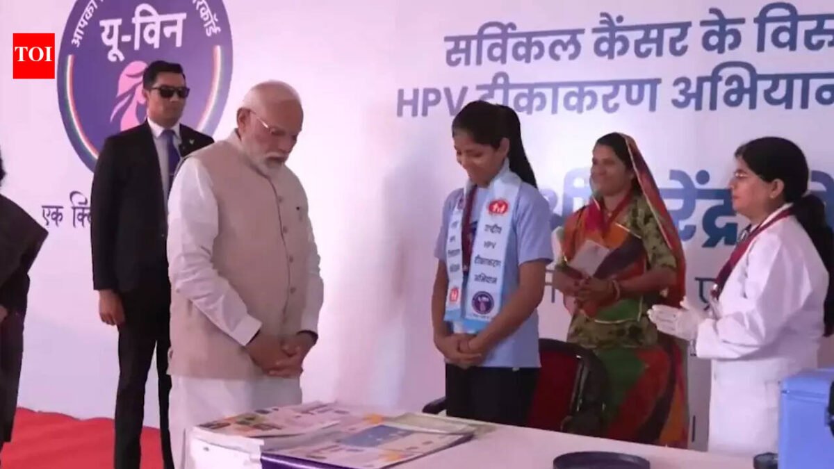 Big boost for Indian healthcare: PM Modi launches nationwide HPV vaccination for 14-year-old girls