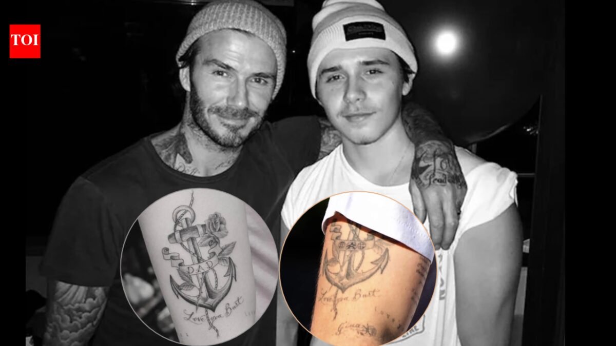 Brooklyn Beckham removes 'Dad' arm tattoo dedicated to David Beckham amid publicity