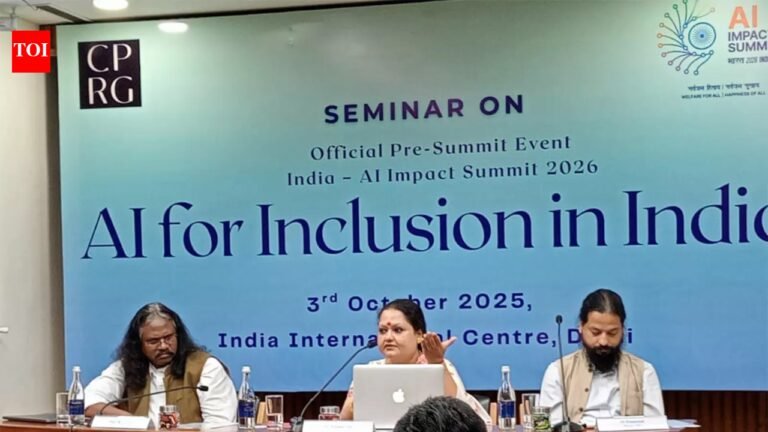 CPRG to host multiple events at India AI Impact Summit 2026 in New Delhi; Focus on AI in education, employment and data governance | India News