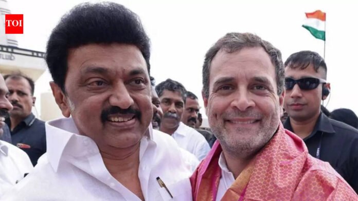 Cong-seeks-45-seats-in-Tamil-Nadu-DMK-reluctant-to.jpg Cong seeks 45 seats in Tamil Nadu; DMK 'reluctant' to offer services to over-25s: Report | India News