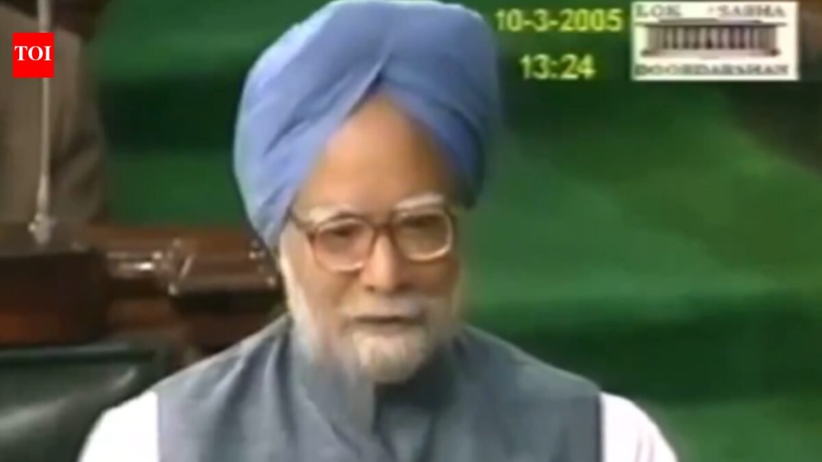 Congress unearths Manmohan Singh's 2005 clip, defies govt amid parliamentary deadlock | India News