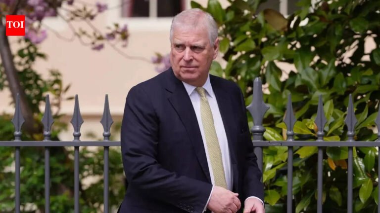 ‘Creepy crouching’: Lawmakers claim edited photos show Epstein with former Prince Andrew trafficking victim