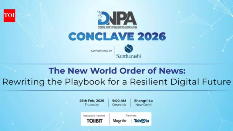 DNPA Conclave 2026 to focus on economics of digital journalism | India News