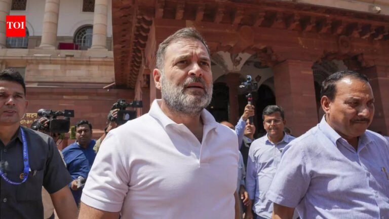 Defamation case: Rahul Gandhi issues statement in Sultanpur court over Amit Shah’s remarks India News