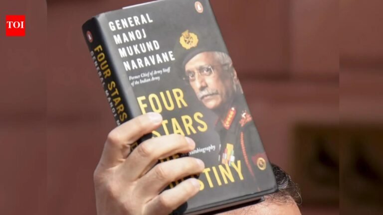 Delhi Police booked circulation of an unpublished book by former Army Chief Naravane India News