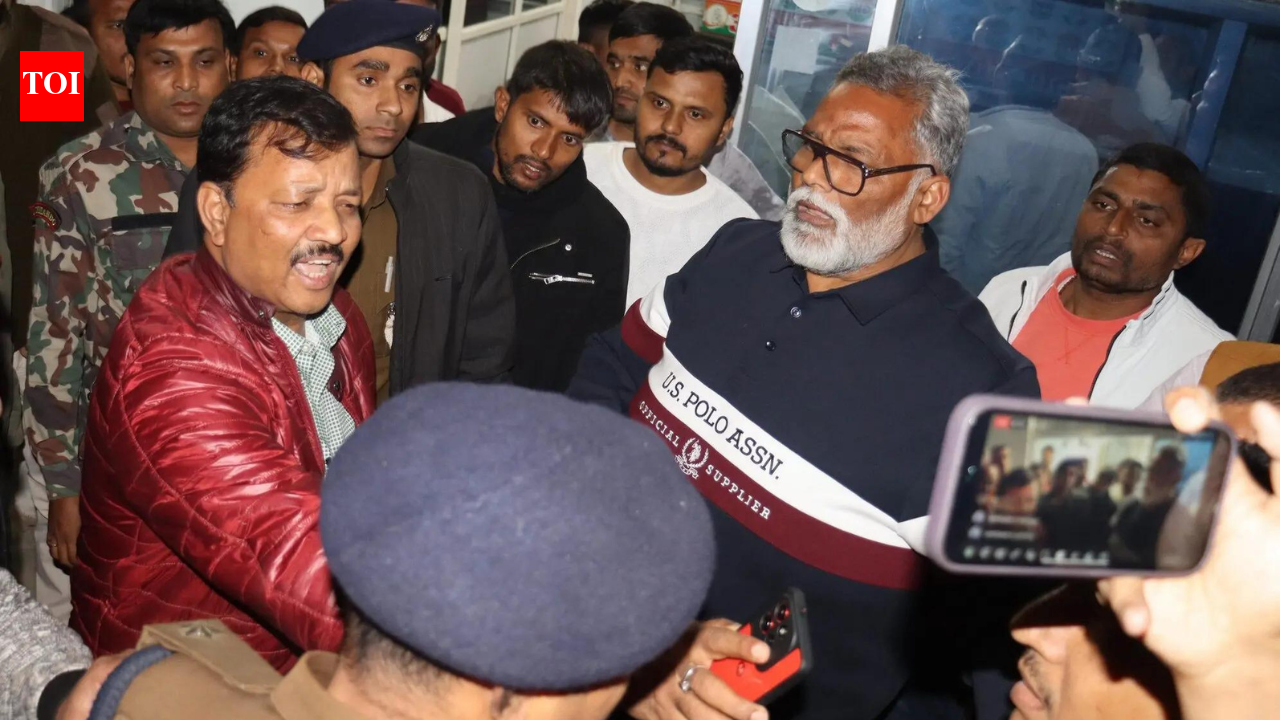 Drama at Pappu Yadav's home: Police arrive to arrest Bihar MP; he claims plotting 'to kill' | India News

