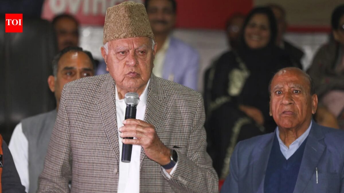 Farooq Abdullah on Pakistan mosque suicide bombings: 'It shows how far we are from Allah' India News