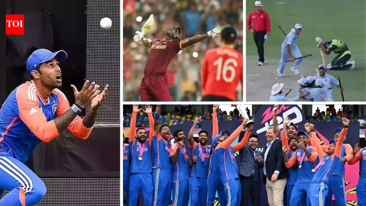 From Misbah-ul-Haq's tackle, Carlos Brathwaite's six to Suryakumar Yadav's catch: T20 World Cup History | Cricket News