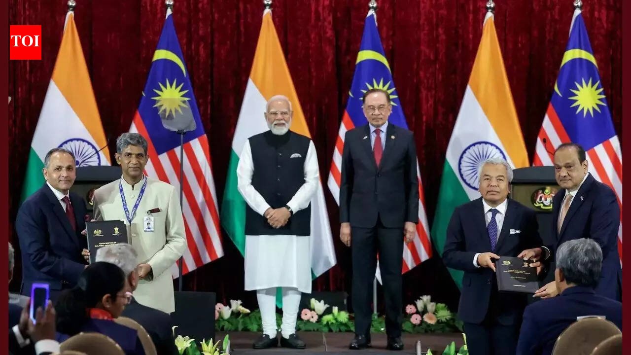 India, Malaysia sign 11 MoUs during Modi visit | India News