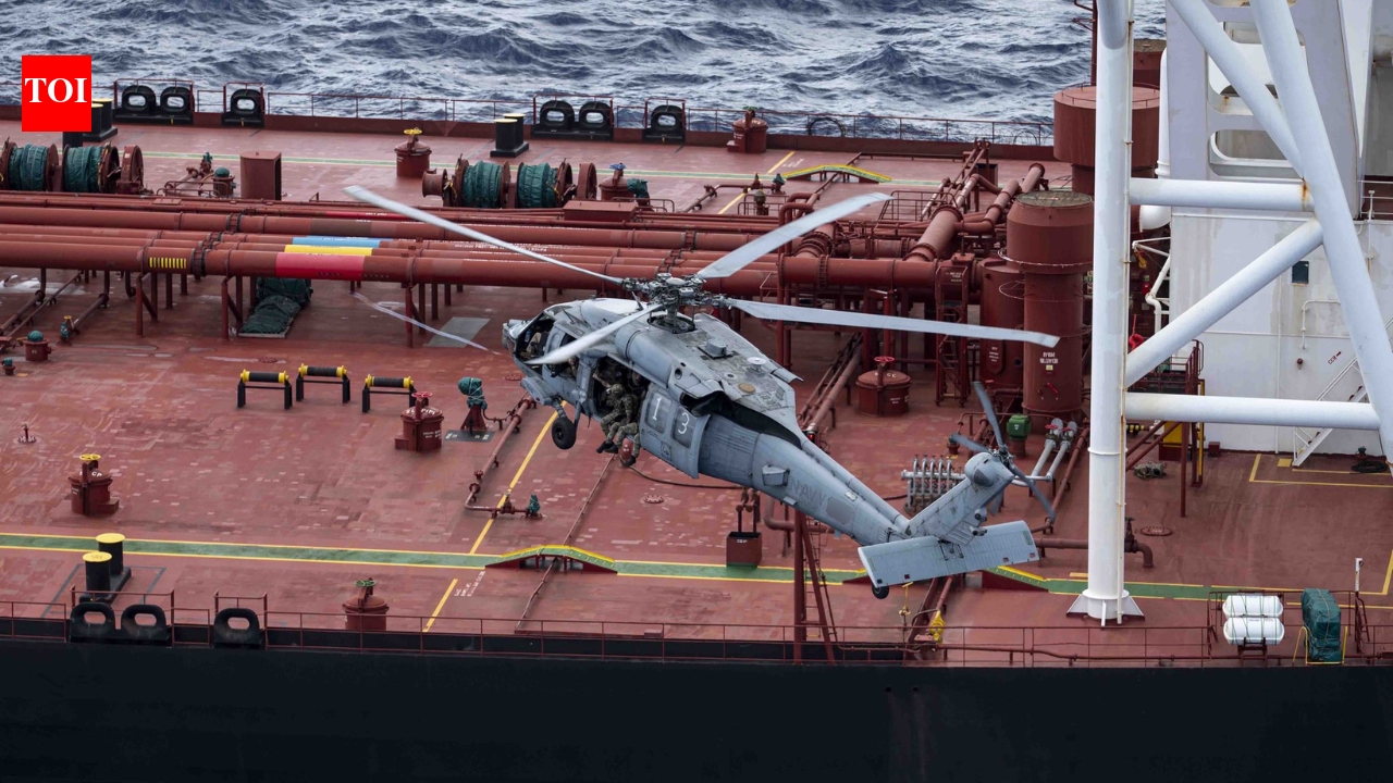 'International waters are no sanctuary': US military intercepts sanctioned Venezuelan ship Veronica 3 in Indian Ocean — Video