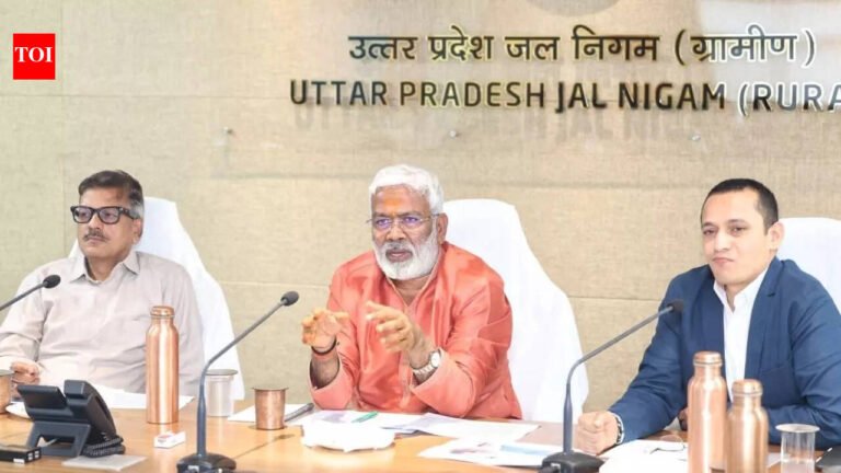 Jal Shakti minister reviews progress of UP village water supply projects; directs officials to finalize arrangements by summer | India News