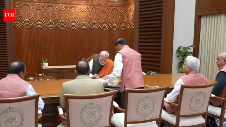 Lakhpati Didis, farmers and startups: Details of first document signed by PM Modi in new office | India News