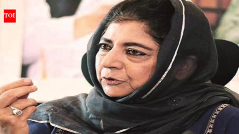 Mehbooba Mufti on PM Modi’s visit to Israel: ‘This does not bode well for Gandhi’s India’ India News