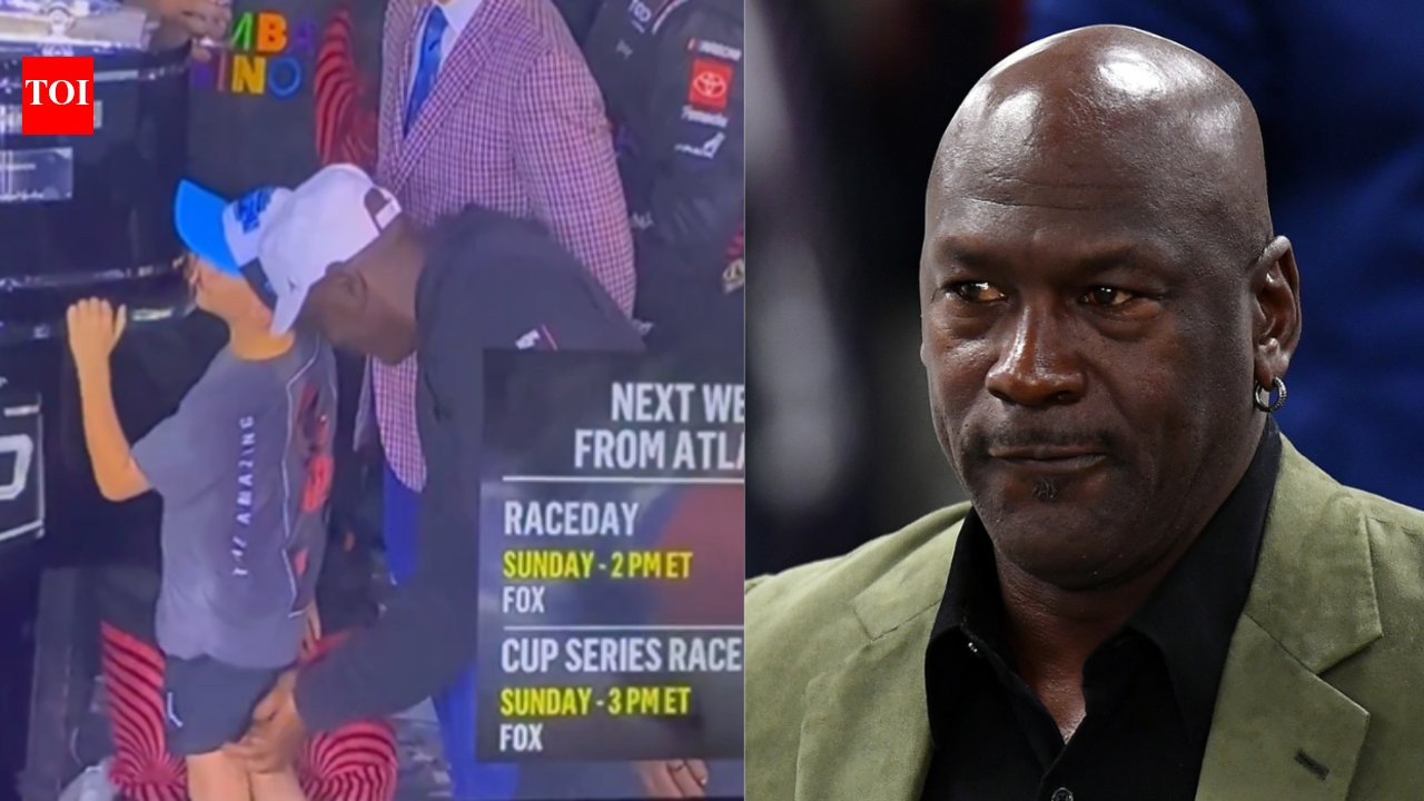 Michael Jordan criticized after postgame celebration for kids goes viral