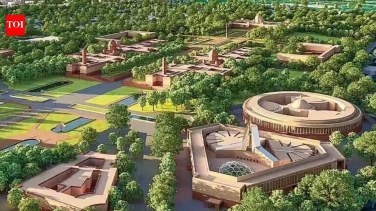 Nearly 101 acres of land use changed in Central Vista area | India News