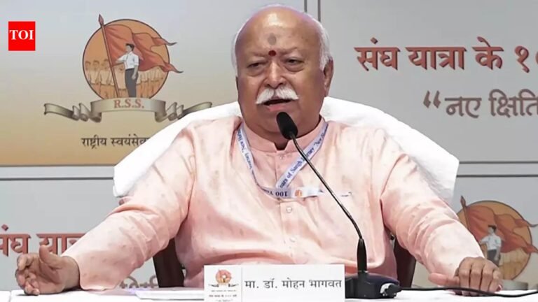 ‘No threat, but must remain vigilant’: RSS chief reiterates claim to ‘unite Hindus’, supports three-child policy India News
