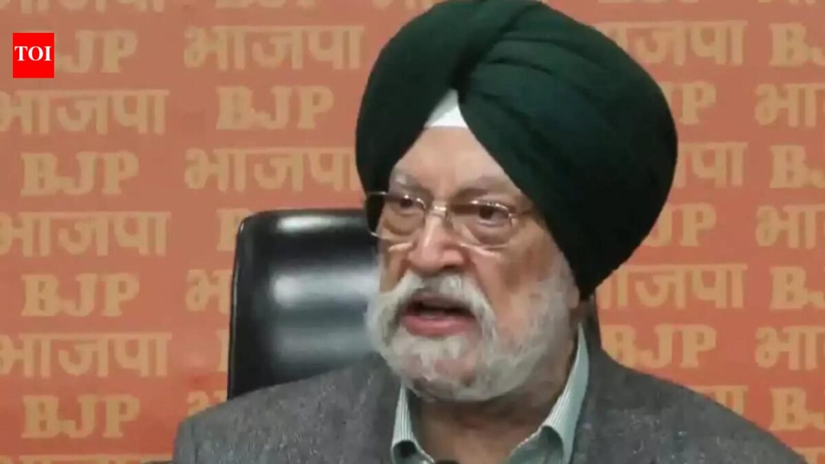 Our strategic petroleum reserves can last up to 74 days: Hardeep Singh Puri | India News