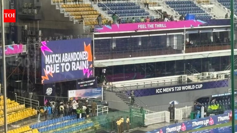Pakistan vs New Zealand match canceled due to rain; Super 8 starts without result | Cricket News