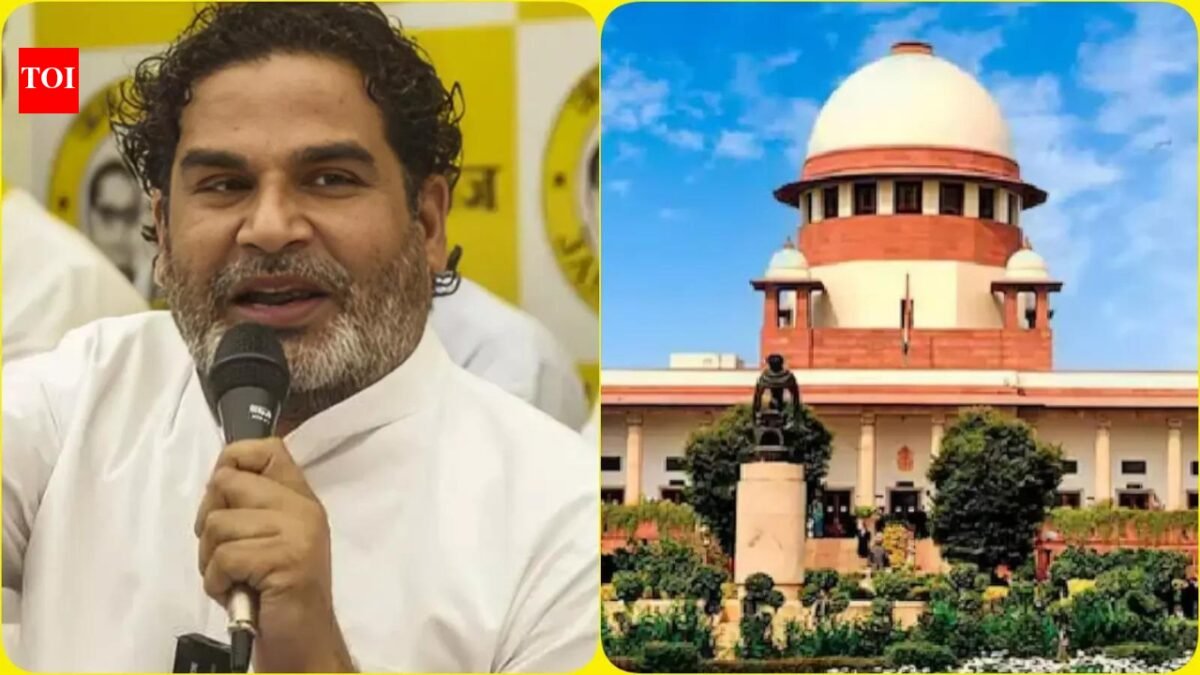 'People reject you and you use judicial platform to gain popularity': SC condemns Prashant Kishor's Jan Suraaj's plea over Bihar polls | India News
