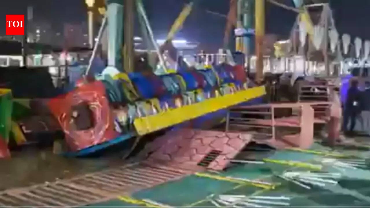 Playground facilities collapse at Surajkund Mela in Haryana: One killed, many injured | India News