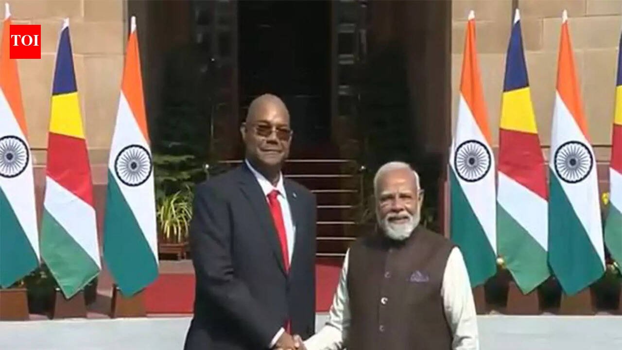 Prime Minister Narendra Modi meets Seychelles President Patrick Ermini | India News