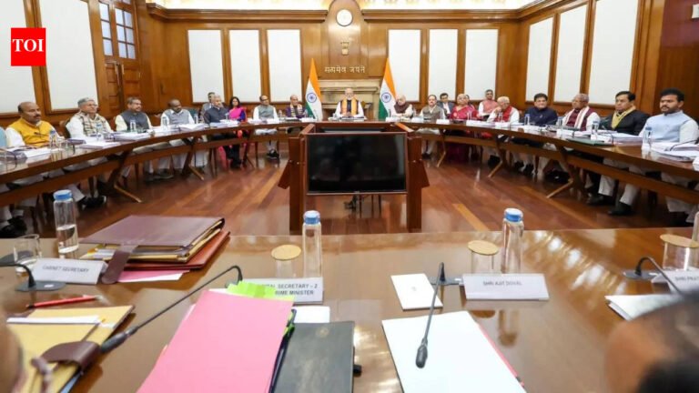 Prime Minister chairs first cabinet meeting in Sewatirte, pushes for reforms | India News