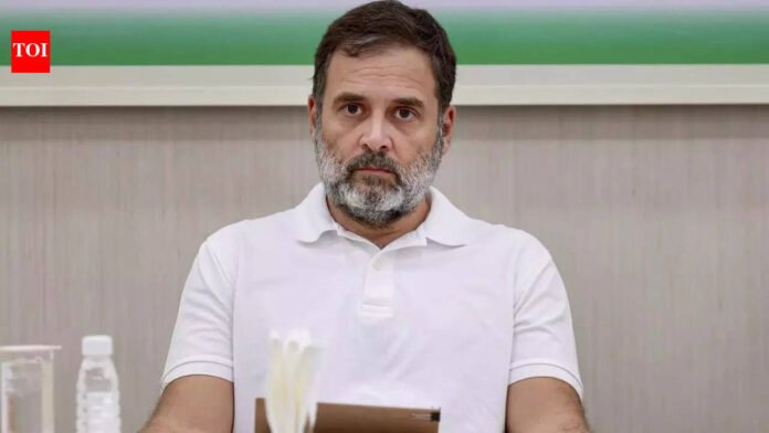 Rahul Gandhi says government cheated cotton farmers, textile exporters in US trade deal India News