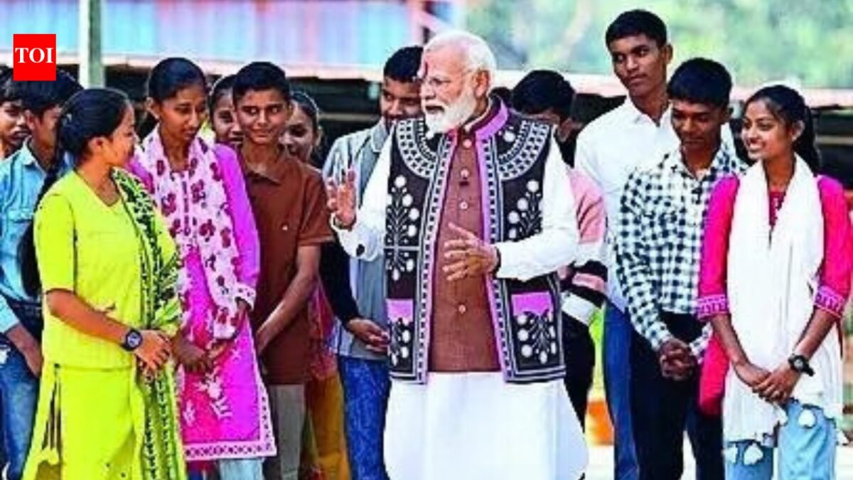 Read, think, but don't scroll: PM Modi recalls learning from TOI in Pariksha Pe Charcha | India News