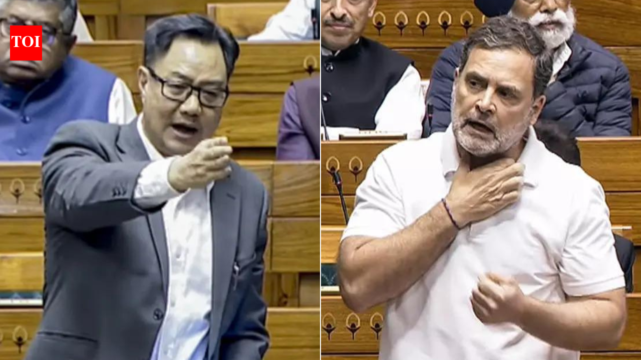 'Sadak chap language': BJP slams Rahul Gandhi over Lok Sabha speech. indian news