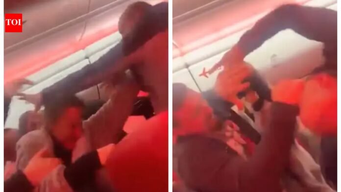 'Shocking': Jet2 flight diverted to Brussels after brawl in mid-air over racist remarks directed at Pakistani passenger
