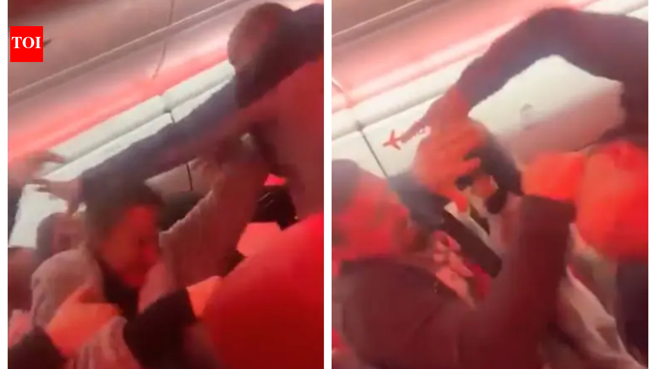'Shocking': Jet2 flight diverted to Brussels after brawl in mid-air over racist remarks directed at Pakistani passenger
