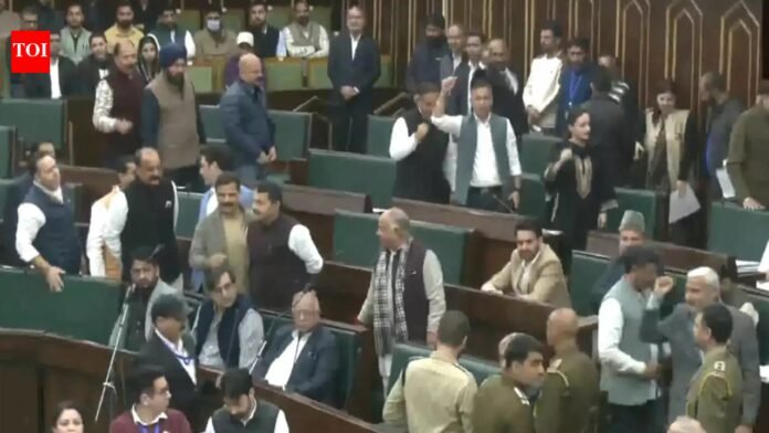 'Shoe beating' remark causes uproar in J&K Assembly, BJP demands apology from Omar | India News