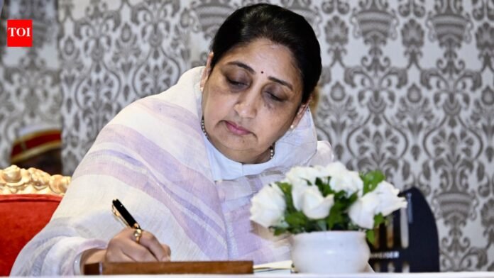 Sunetra-Pawar-elected-national-president-of-NCP-succeeding-late-husband.jpg Sunetra Pawar elected national president of NCP; succeeding late husband Ajit | News of India