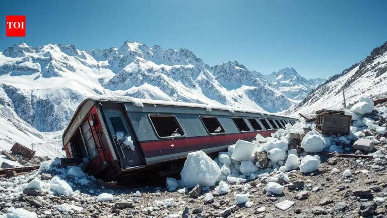 Swiss train avalanche derails: 80 passengers on board; fear of casualties
