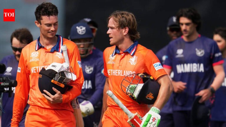 T20 World Cup: Pastelid’s all-round talent helps Netherlands beat Namibia by 7 wickets | Cricket News