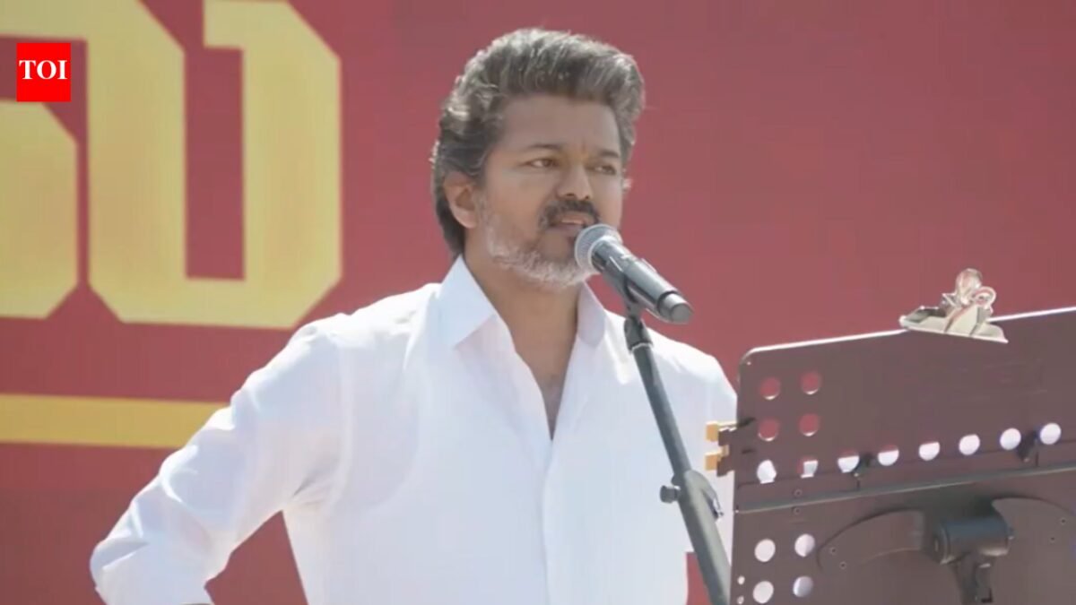 'Take money, whistle': Vijay double-takes attack on Stalin over cash payments, alliances | India News