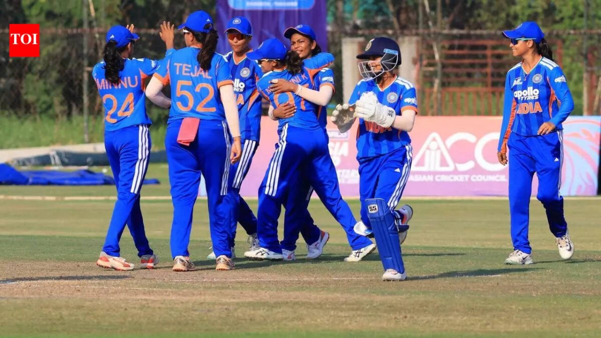 Tejal Hasabnis leads India A to beat Bangladesh A by 46 runs to win Women's Asia Cup Rising Stars 2026 | Cricket News
