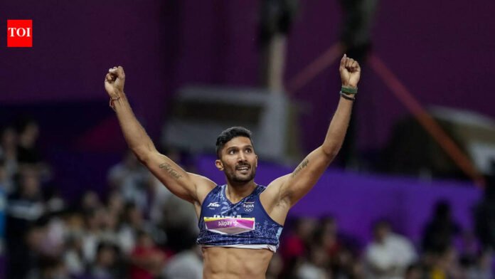 Tejaswin-Shankar-breaks-national-record-to-win-Indias-only-gold.jpg Tejaswin Shankar breaks national record to win India's only gold medal at Asian Indoor Athletics Championships | More Sports News