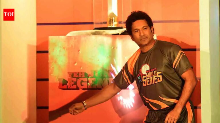 Tendulkar emerges as global champion for road safety | India News