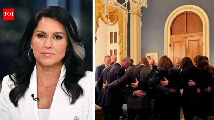 Tulsi-Gabbard-religion-I-thought-she-was-a-proud-Hindu.jpg Tulsi Gabbard religion: 'I thought she was a proud Hindu': Mehdi Hasan questions if Tulsi Gabbard 'converted to Christianity' after cabinet prayer