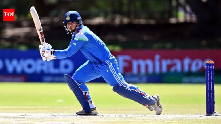 U19 World Cup final: Vaibhav Sooryavanshi hits 55-ball century against England as India take lead | Cricket News