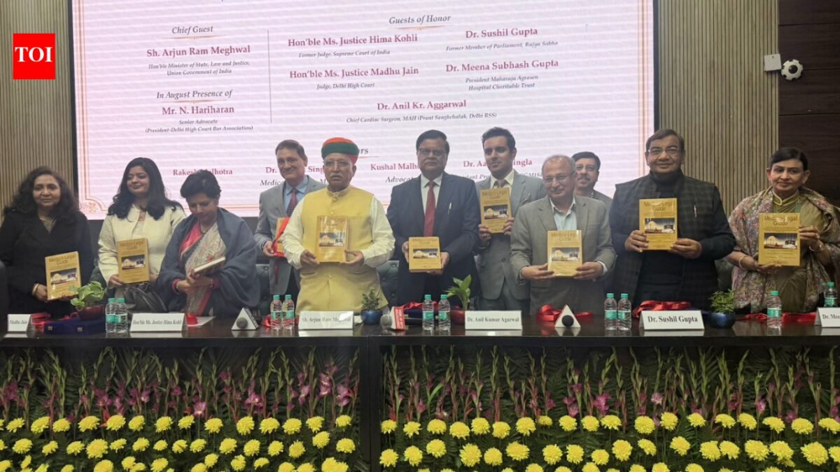 Union Minister Arjun Ram Meghwal launches 'Forensic Science Guidelines' | India News