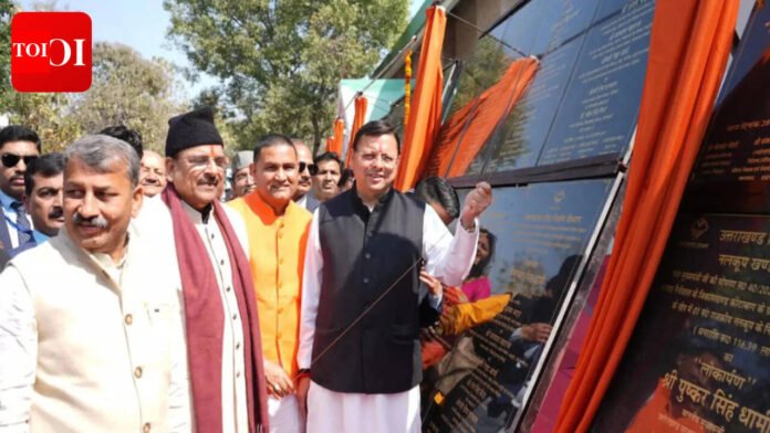 Uttarakhand CM Dhami launches Rs 147-crore development project in Haldwani