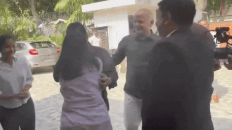 Watch: Teary Arvind Kejriwal's emotional moment with wife Sunita Children after Delhi GST policy case relief
