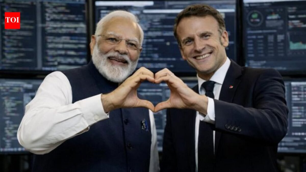 'When friends connect, innovation follows': French President Macron shares AI images with PM Modi | India News
